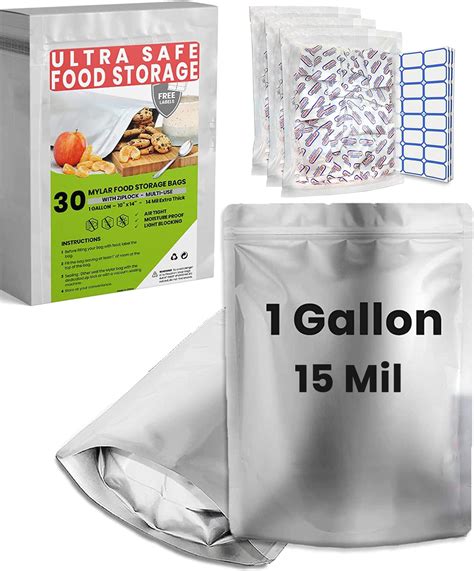 mylar metal box|Best Mylar Bags To Upgrade Your Food Stockpile .